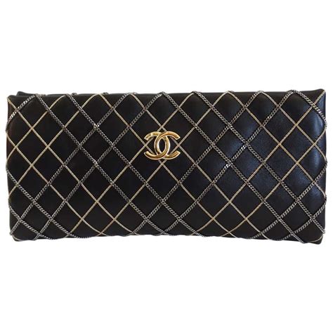 chanel clutch new medium|Chanel clutch with chain black.